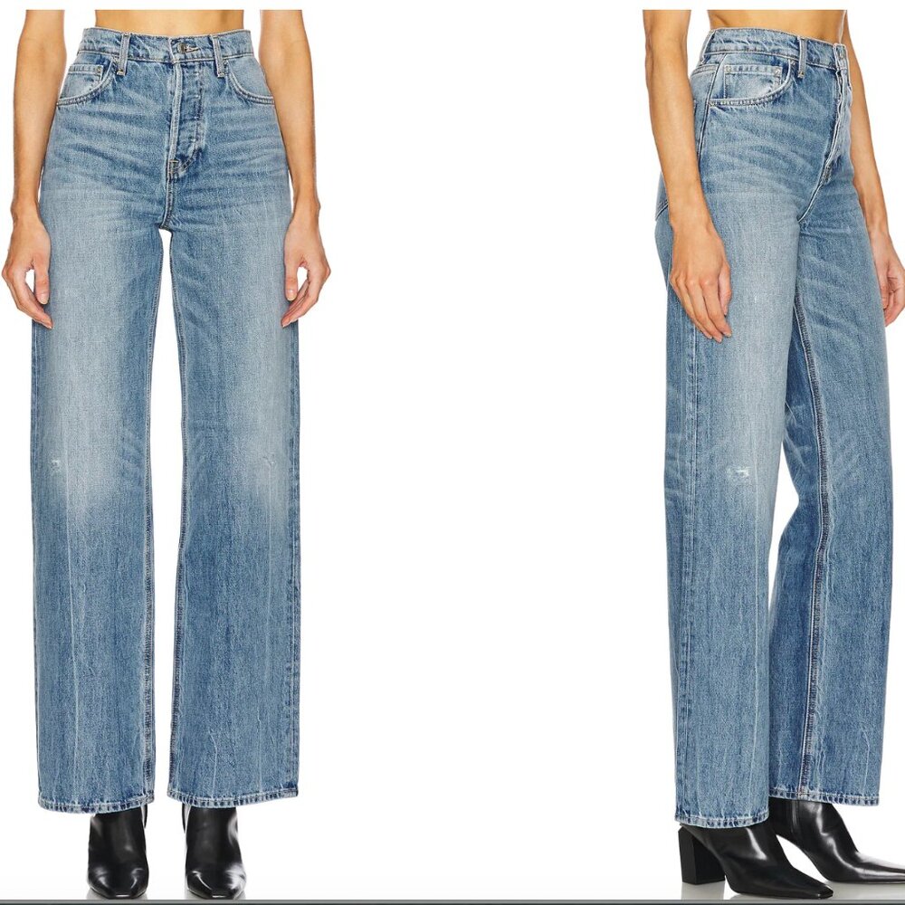 NWOT GRLFRND Brooklyn High Rise Straight Jeans